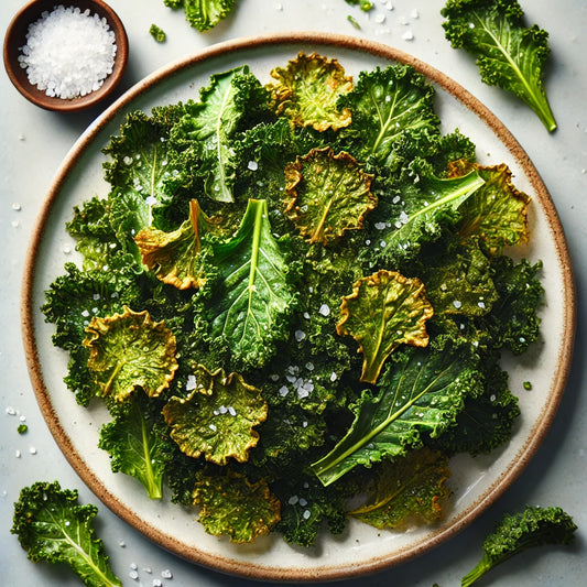 Baked Kale Chips from Branch and Vine