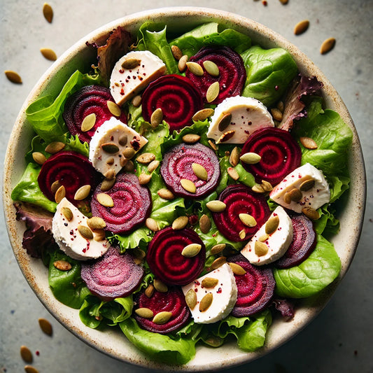 Bowl of Thanksgiving Salad w/Lemon Thyme Balsamic