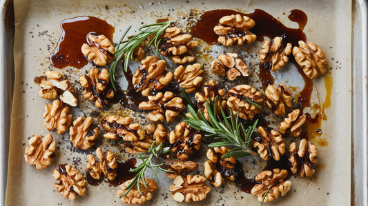 Balsamic and Rosemary Candied Walnuts