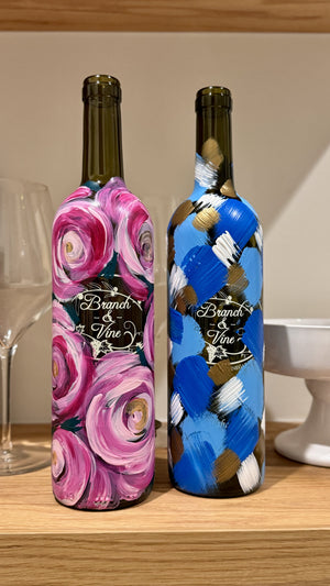 B & V Bottle Painting Classes - Newnan