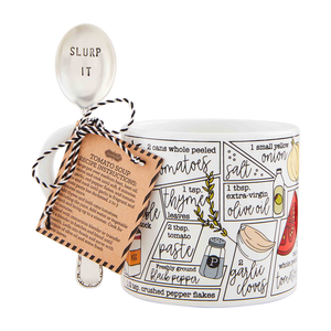 Tomato Soup Recipe Mug Set