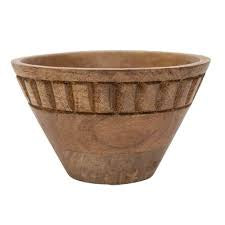 Carved Dip Bowl